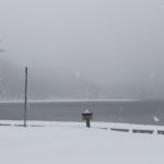 冬の榛名湖と伊香保温泉露天風呂　Lake Haruna and Ikaho Onsen open-air bath in winter